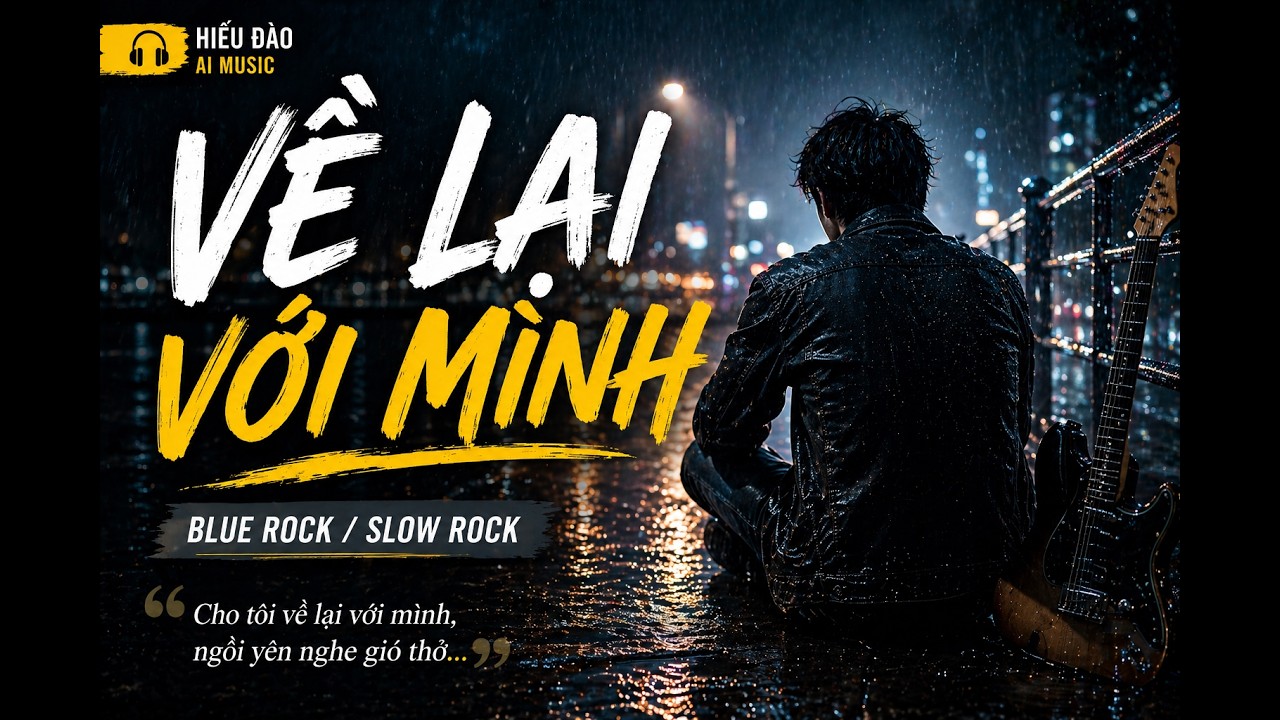 VỀ PHÍA LẶNG YÊN | Slow Rock Ballad, Vietnamese poetic rock | Hiếu Đào AI Music