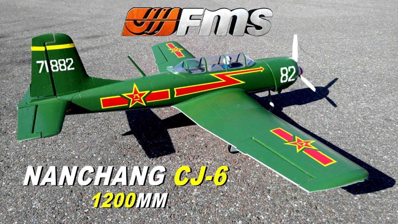 FMS NANCHANG CJ-6 1200mm UNBOXING By: RCINFORMER