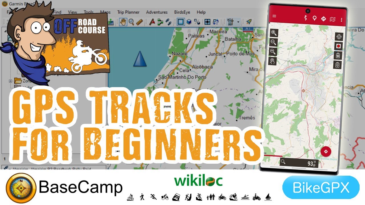 GPS Tracks How to - Wikiloc, Basecamp and BikeGPX (Android and iphone)