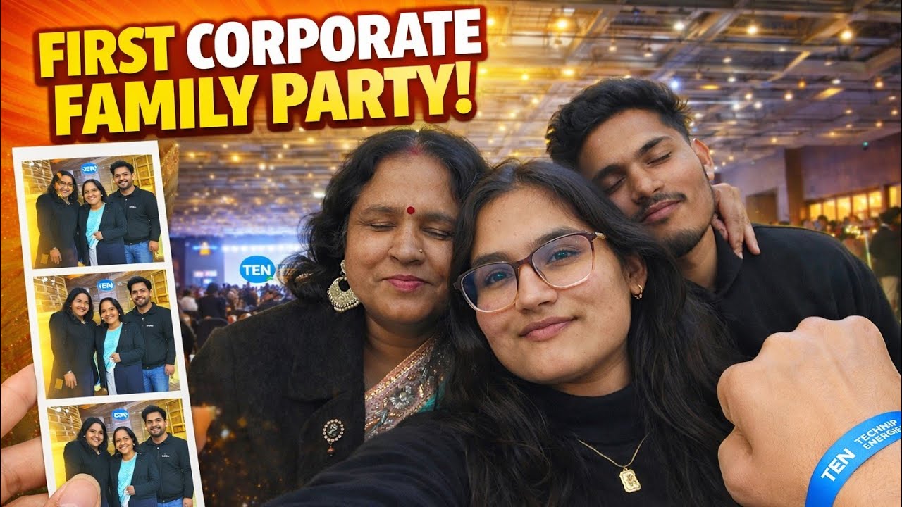 Family Day *Party* l My first Corporate Party Experience 🎊