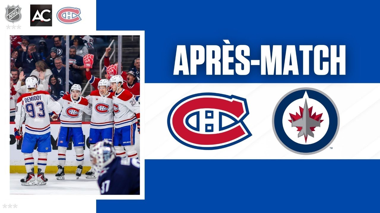 Après-match Canadiens - Jets