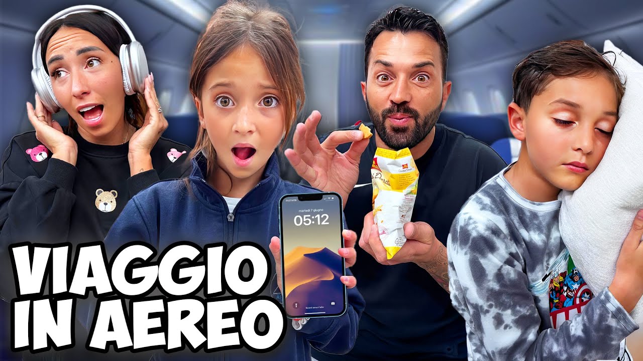 PASSIAMO TUTTA LA NOTTE SULL'AEREO! 24H , FIGLIACHIARA HA PAURA !