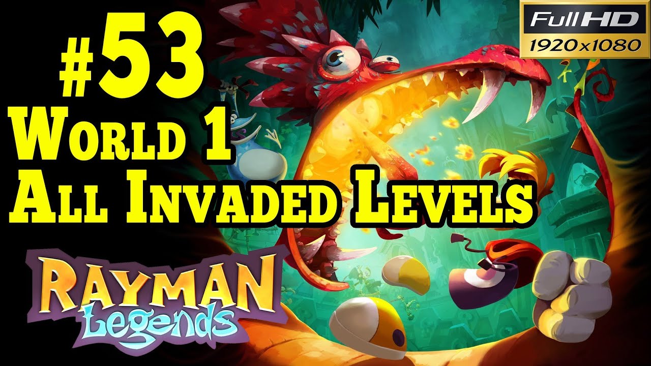 Rayman Legends Walkthrough - Teensies in Trouble All Invaded Level Runs 1080p