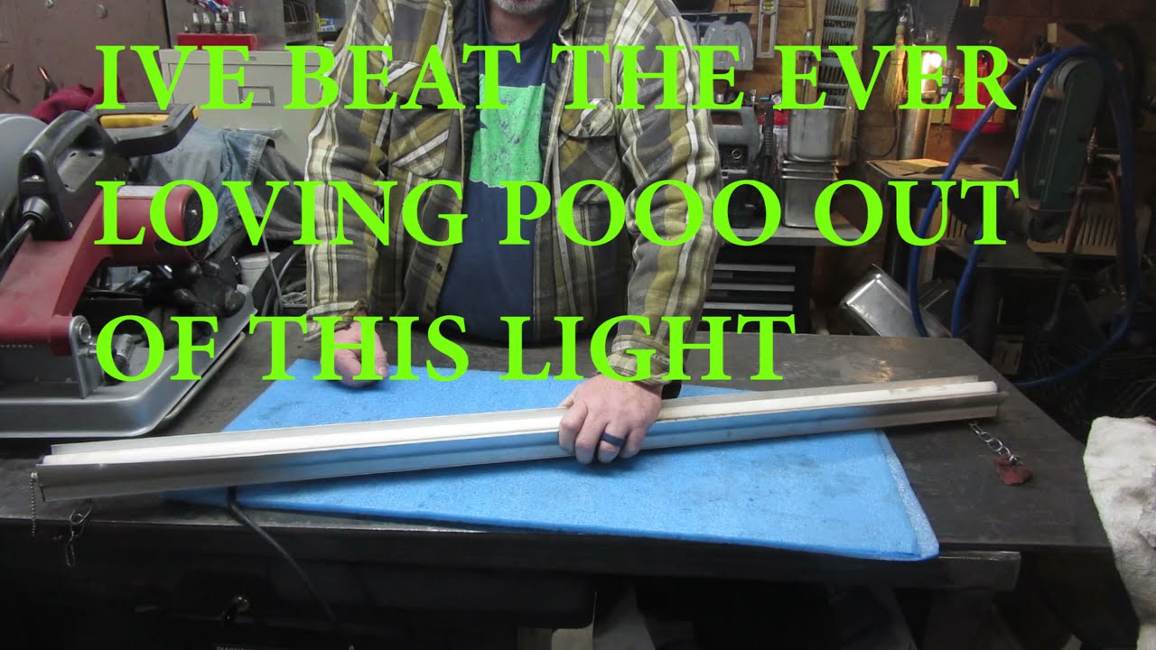 HARBOR FREIGHT 4 FOOT SHOP LIGHT FIX