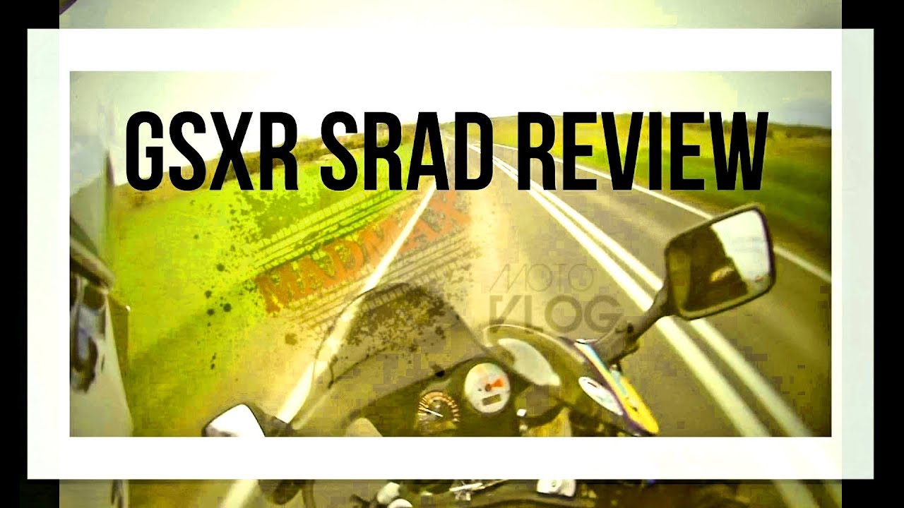 Suzuki GSXR SRAD 600cc Review  -  Motorbike Ride and Review Video Gixxer SRAD