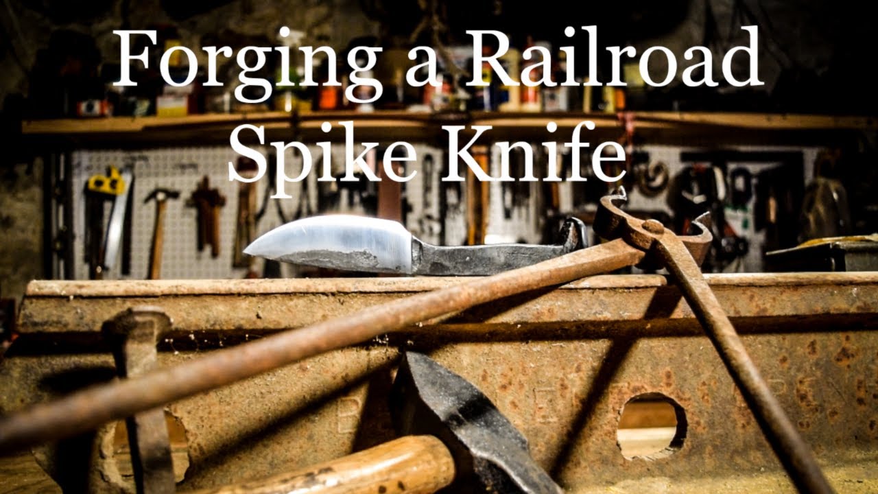 Forging a Railroad Spike Knife