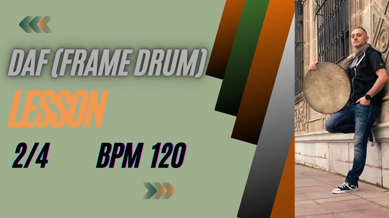 Daf lesson-Learn a Basic Frame Drum Pattern in 5 Steps-Amir Haghiri