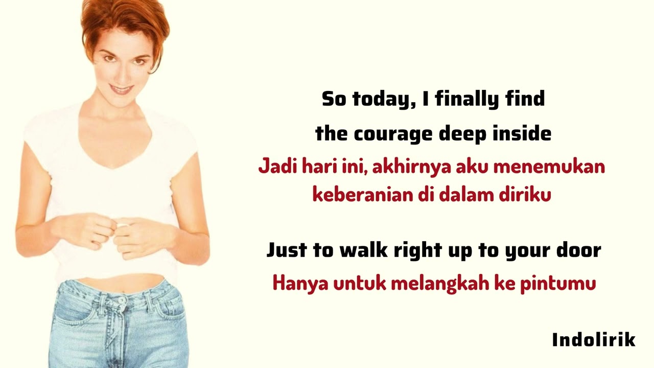 I Love You - Celine Dion | Lirik Terjemahan Indonesia