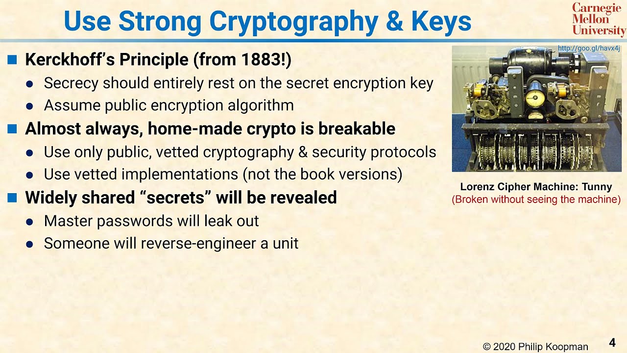 L41 04 Use Strong Cryptography And Keys