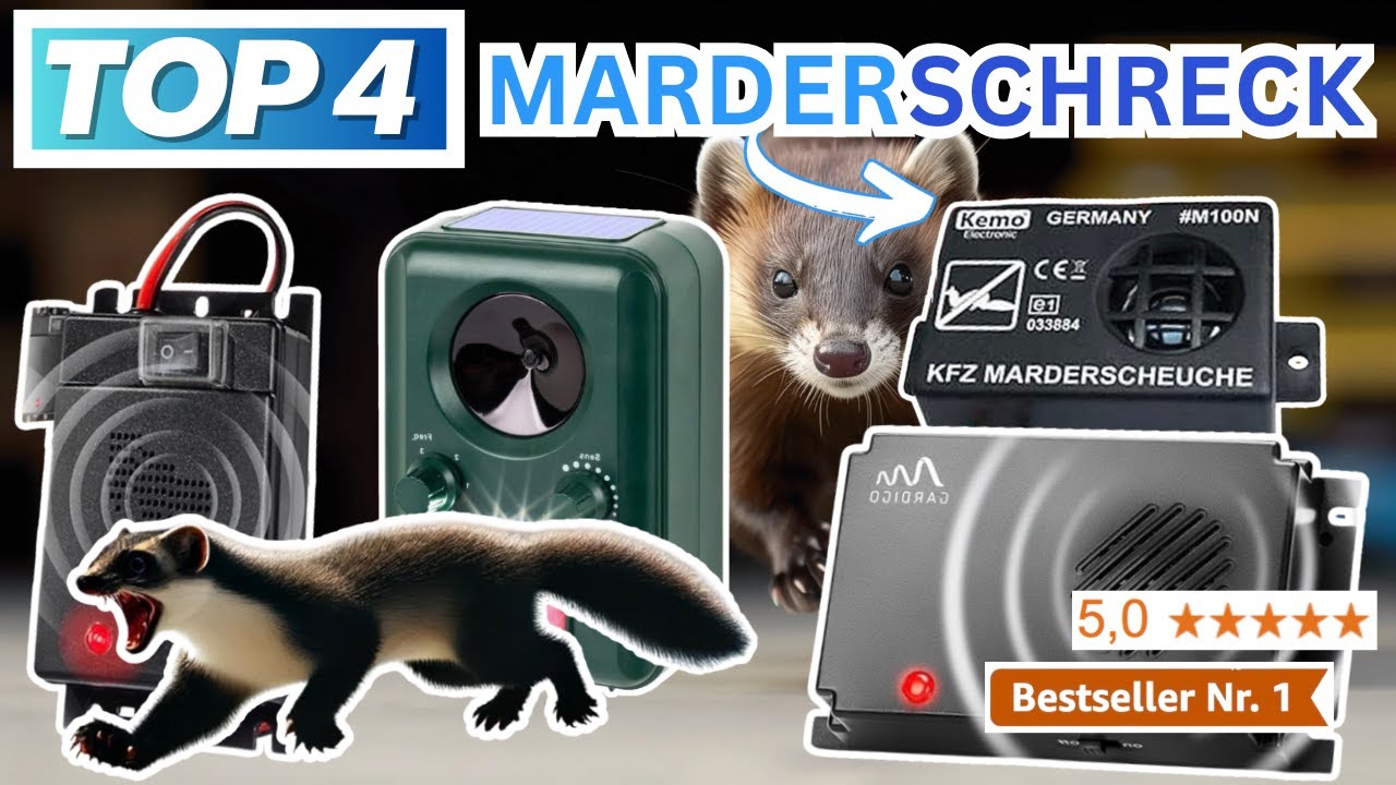 Beste MARDERSCHRECKS (Testsieger 2026) | Top 4 Marderschreck Vergleich