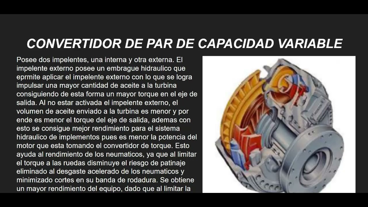 Convertidor de par de capacidad variable