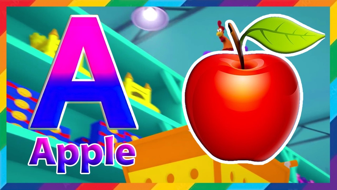 Phonics Song 2 with TWO Words in 3D - ABC Alphabet Songs A For Apple & Music Sounds For Kids 1411