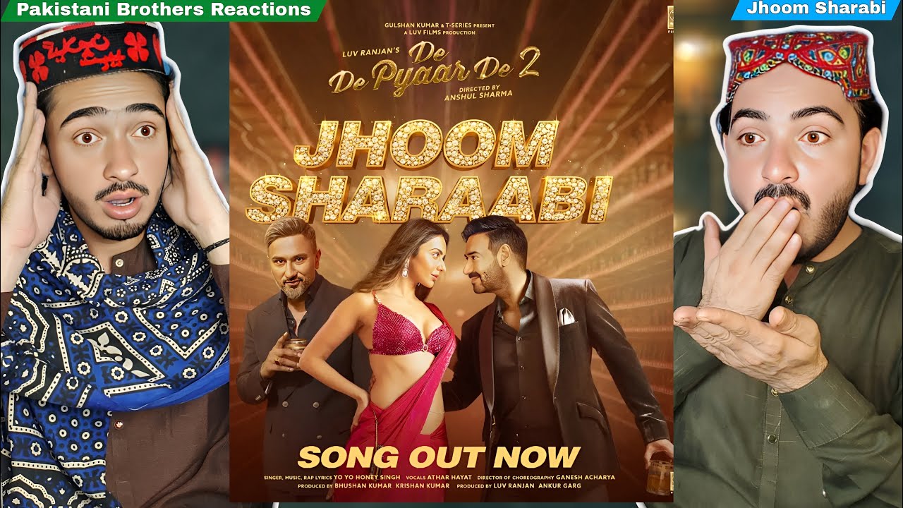 Pakistani Brothers Reaction To | Jhoom Sharaabi De De Pyaar De 2 | Ajay Devgn, Rakul | Honey Singh