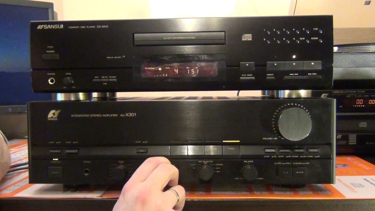 TEST SANSUI AU X301 CD X510 AUDIO GOLDEN AGE