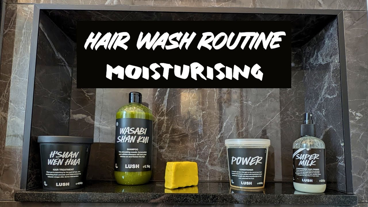 LUSH Ledge - Moisturising Hair Wash Routine - for dry curly damaged hair using all natural products