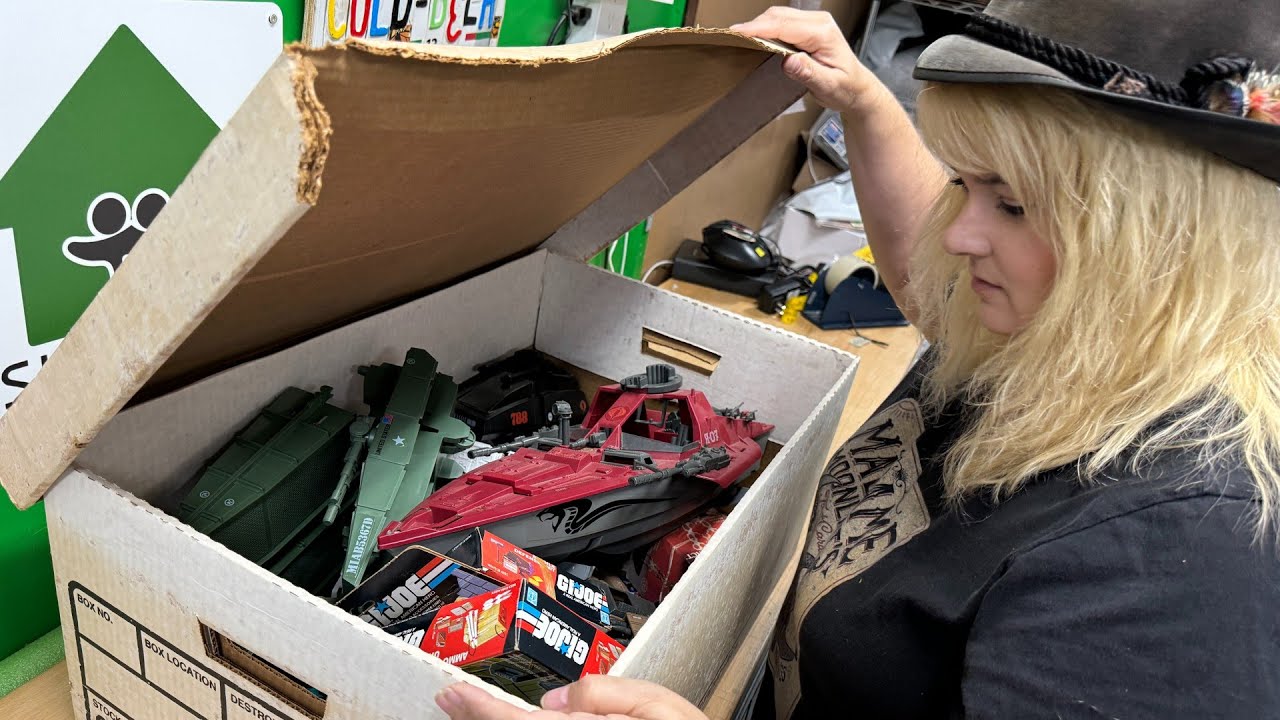 She GAMBLED on this Vintage  GI JOE Collection - AND WON!