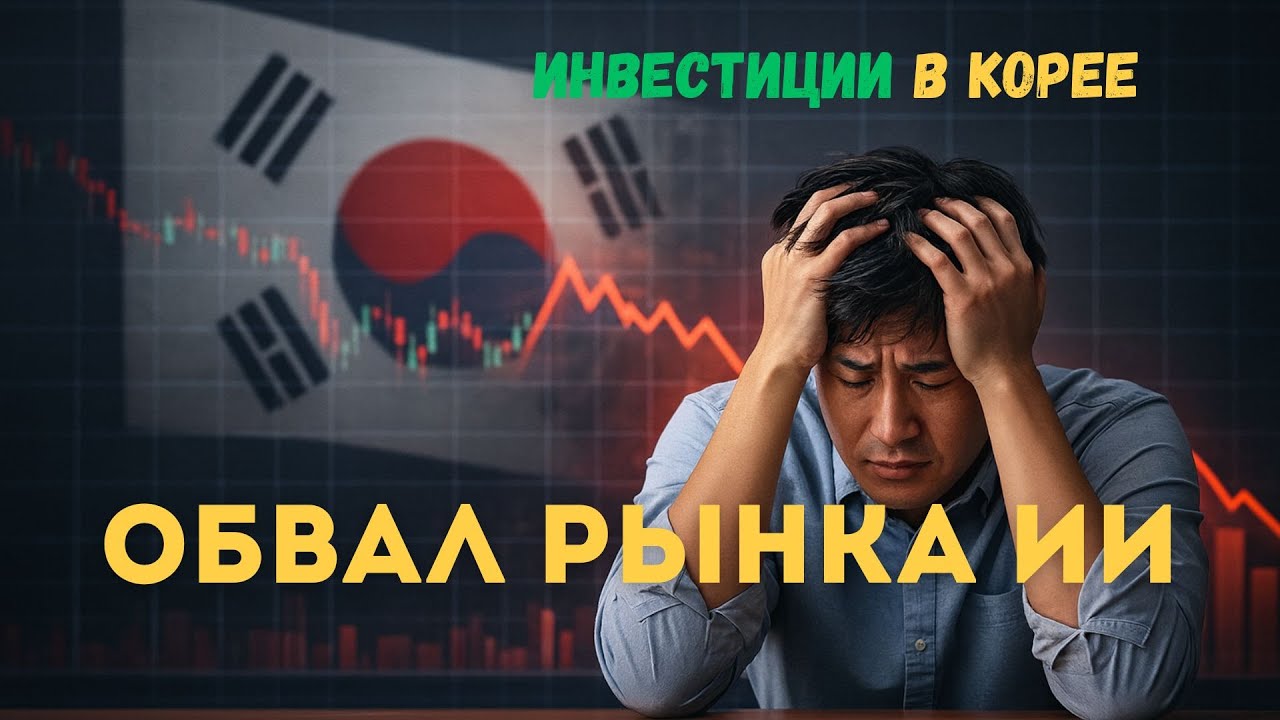 Инвестиции в КОРЕЕ. Обвал продолжается. Пузырь ИИ. Почему рынок падает?