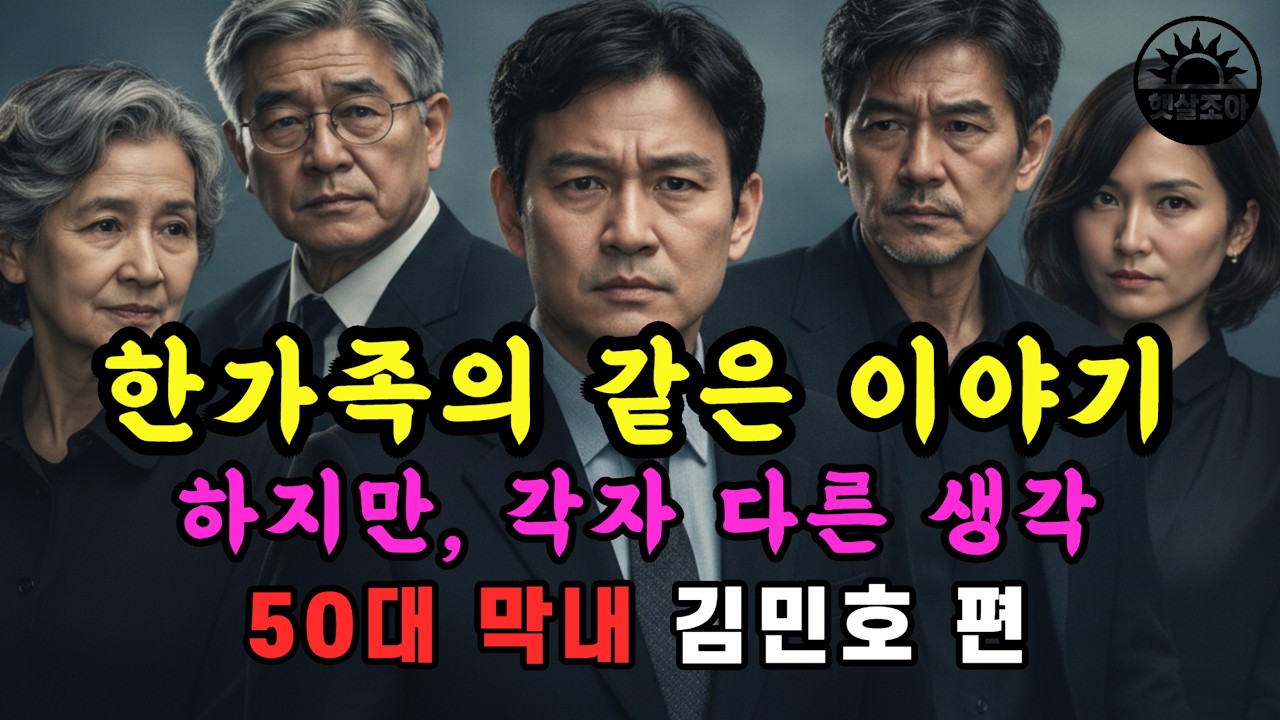 형수가 어머니 인감 사진 보내라길래, 저는 녹음을 켰습니다 병원비 뒤에 숨은 명의 이전 사건 | 50대 막내 김민호 | 감동 사연 | 오디오북