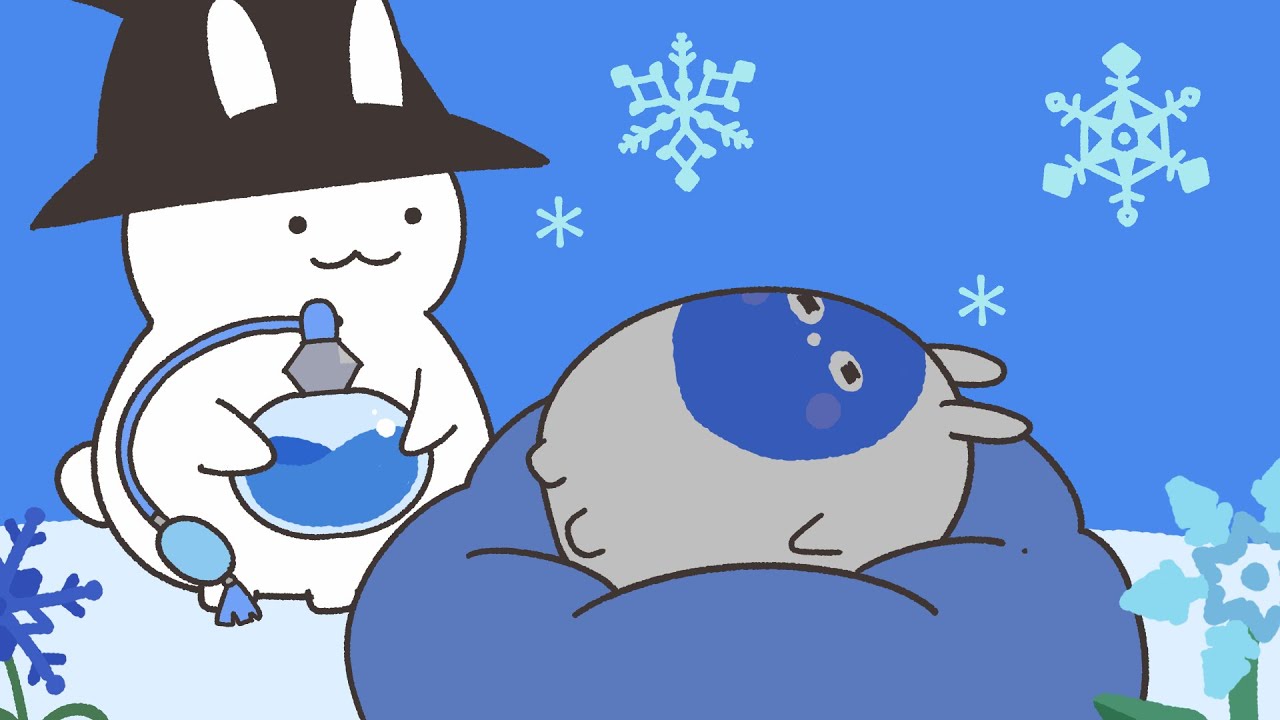 Snow Spa & Ice Flower Facial Relaxation (ASMR Animation)