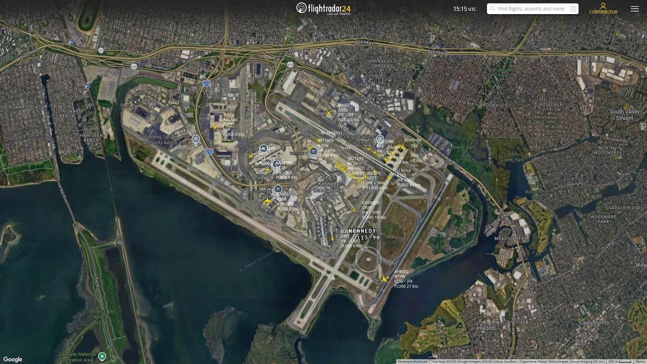 New York - Kennedy KJFK Flightradar24 Livestream with Live Air Traffic Control 7/03/2026