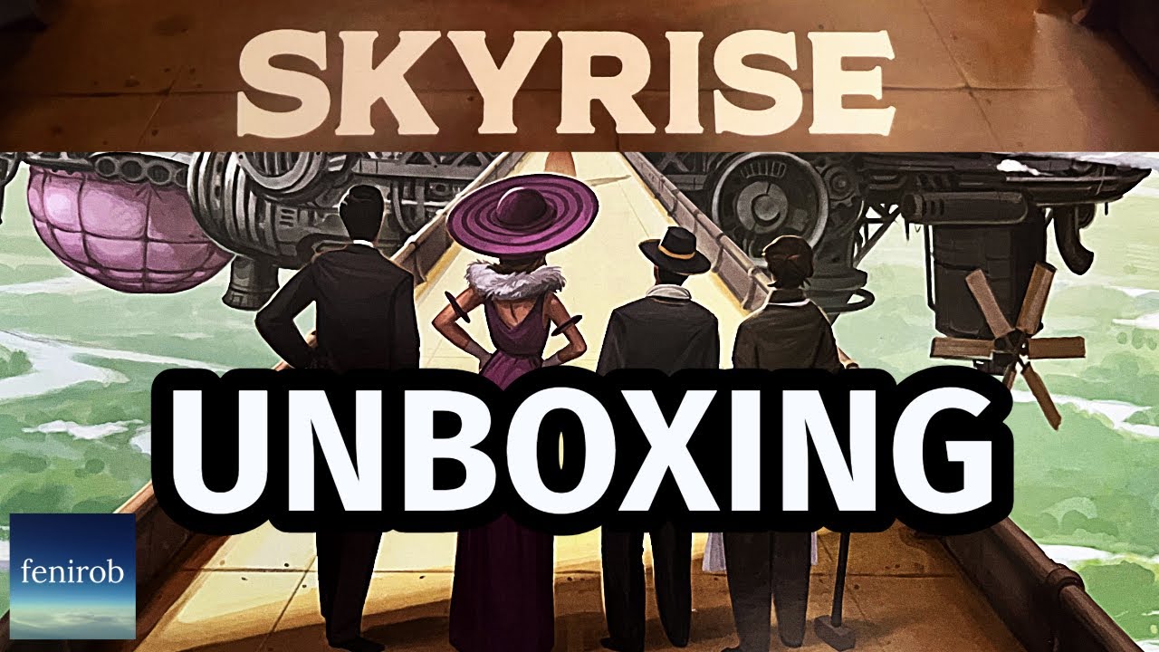 Skyrise Board Game | Retail Version | Unboxing (No Talking)