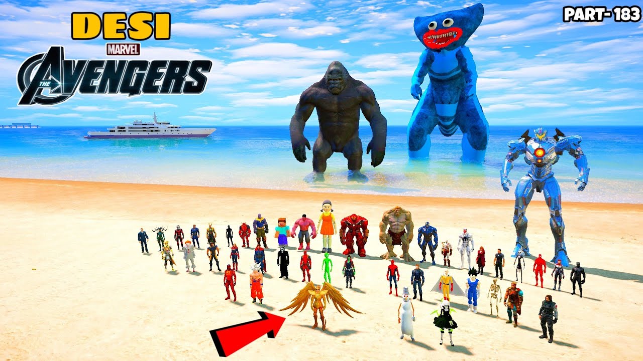 DESI Avengers Did Race Competition to Flash and Beat King of Birds in GTA 5 |DESI Avengers(Part 183)