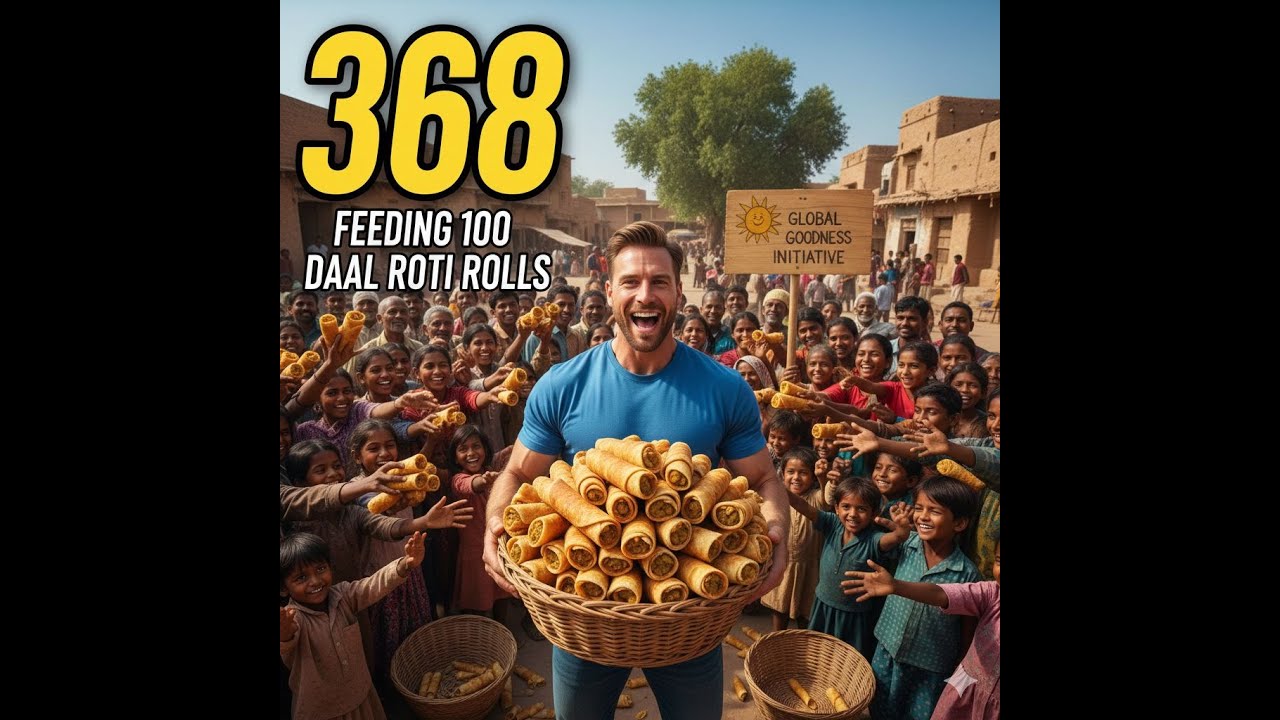 Cooking 100 daal roti rolls for the homeless (Day 368 Ride-along)