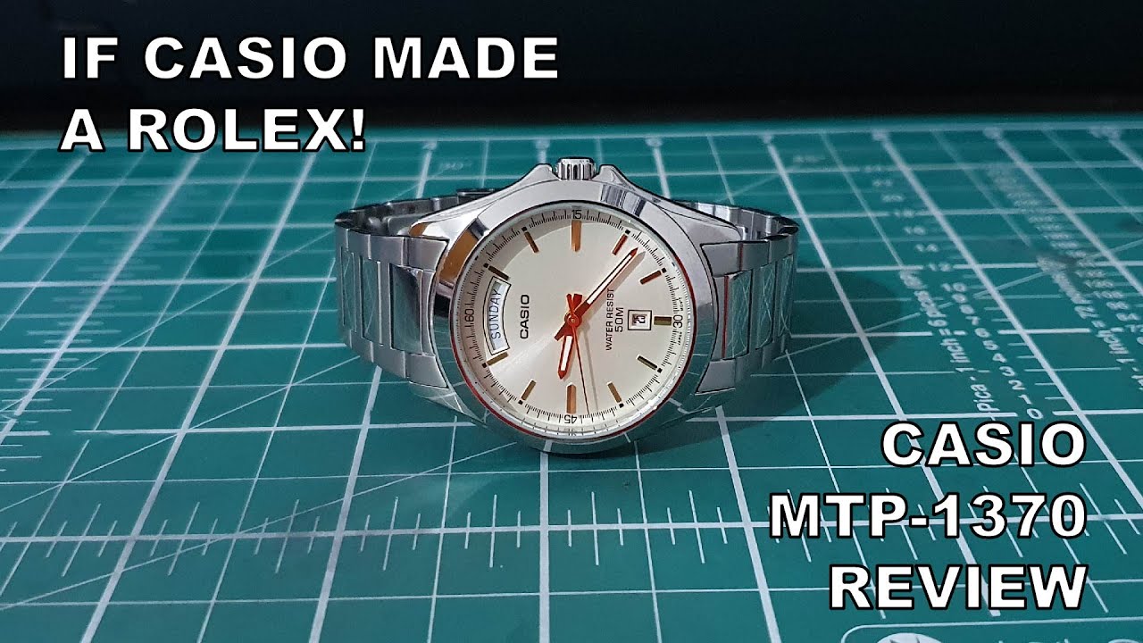 Если бы Casio создала Rolex — обзор Casio MTP-1370