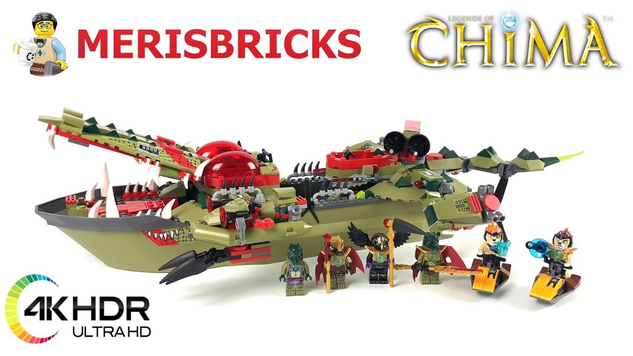 Lego Chima 70006 - Cragger's Command Ship - Lego Speed Build 4K and Review #LEGO #LegoSpeedBuild