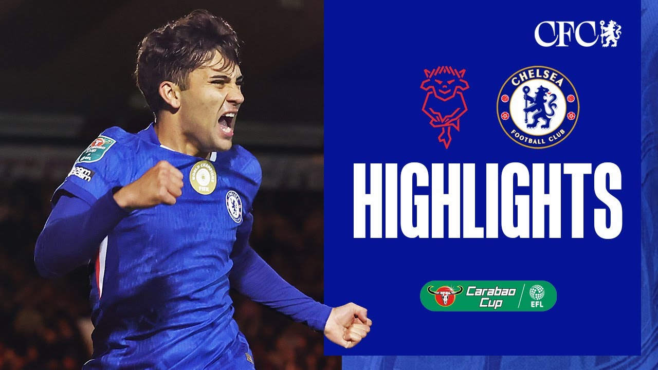 Lincoln 1-2 Chelsea | HIGHLIGHTS | Carabao Cup 2025/26