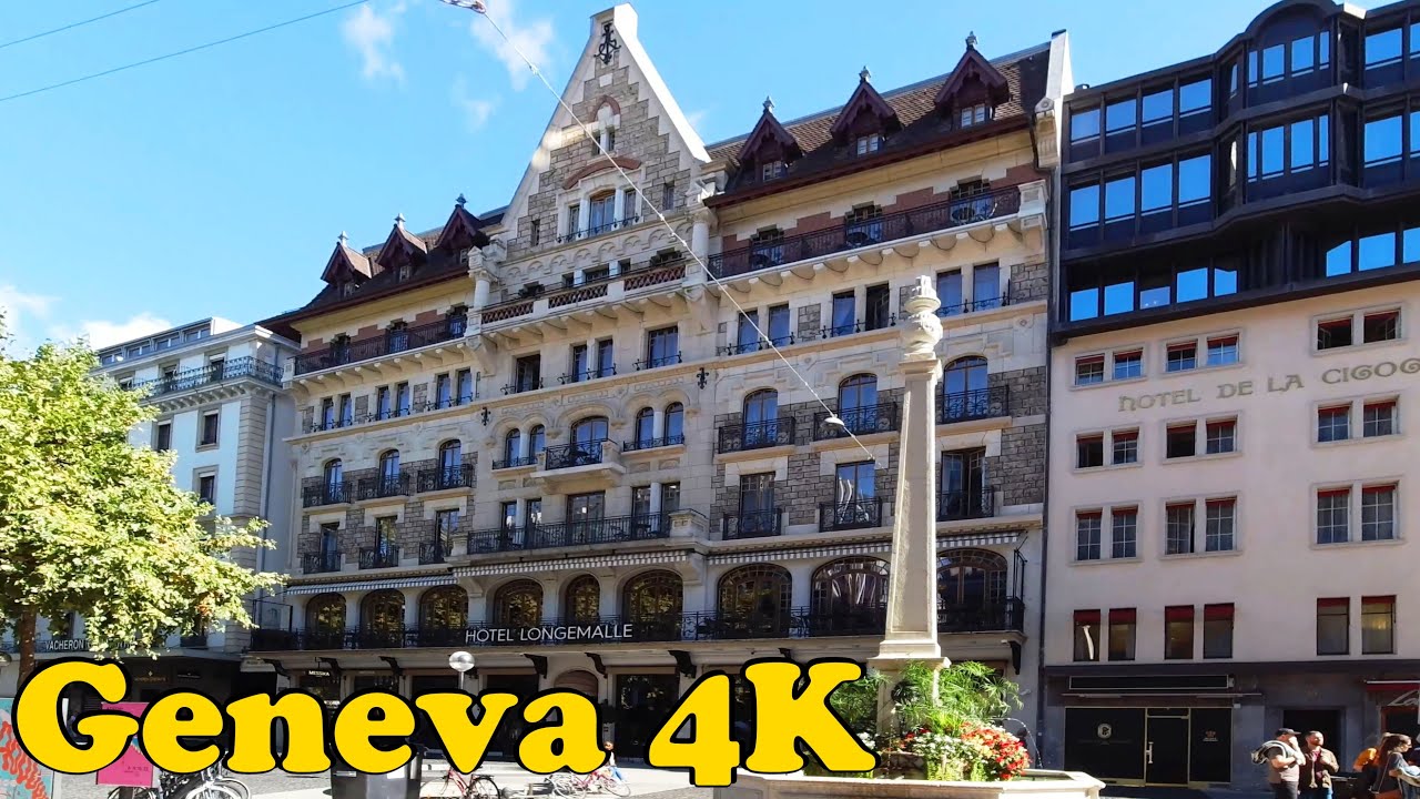 Geneva Switzerland 🇨🇭 Walking tour [4K]