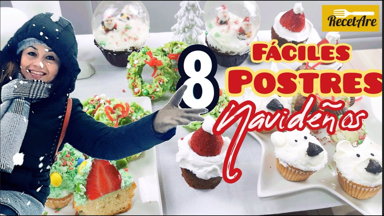 🎄COMO HACER POSTRES NAVIDE&Ntilde;OS FACILES Y ORIGINALES
