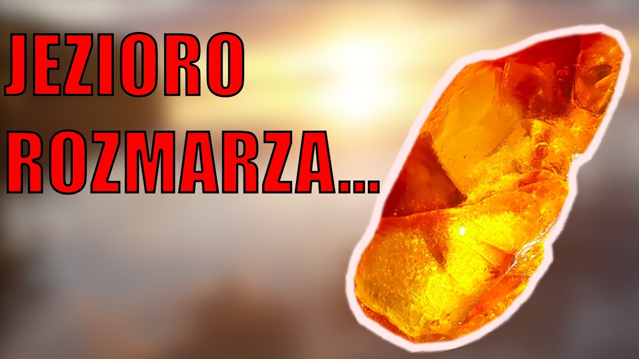 Bursztyny z jeziora (na Mazurach)