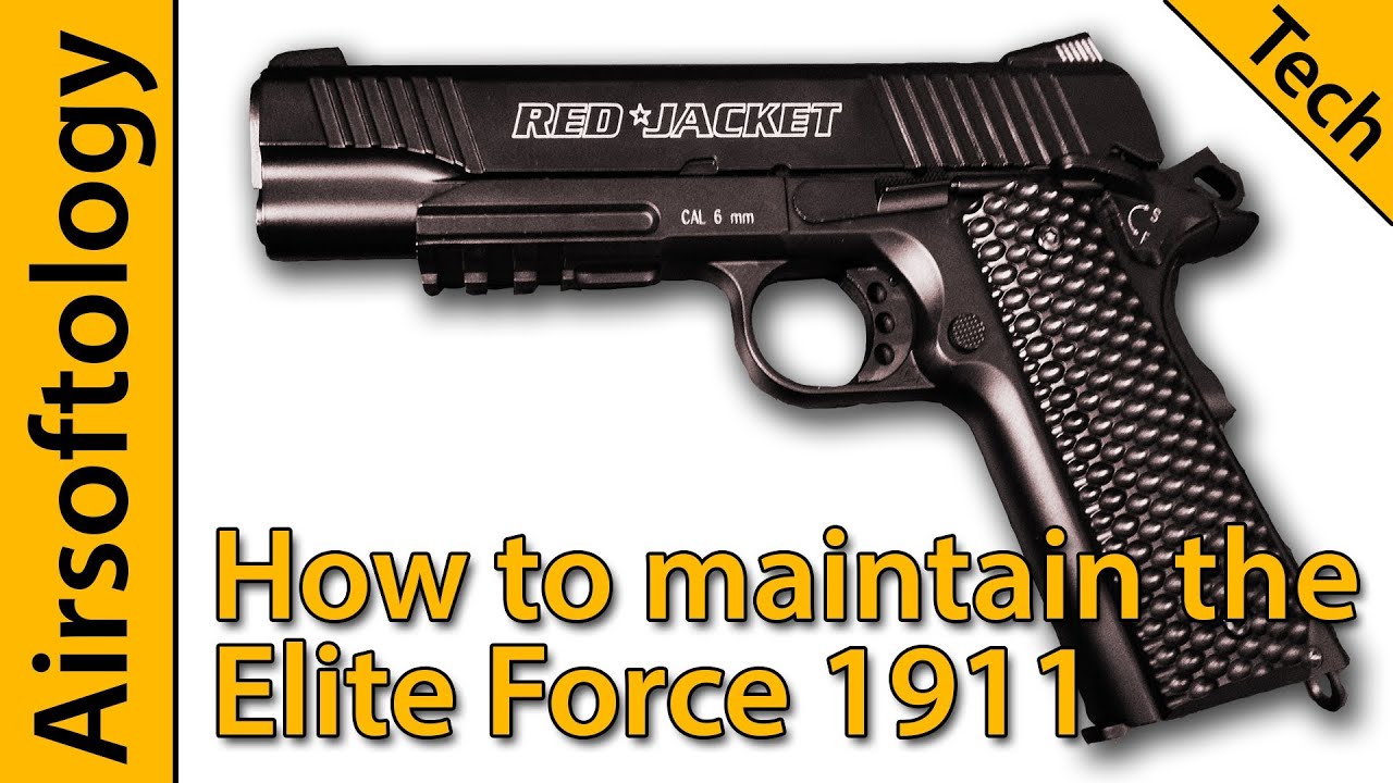 Keep your Elite Force 1911 Running | CO2 Gas Pistol Care Guide | Red Jacket | How-To Airsoftology