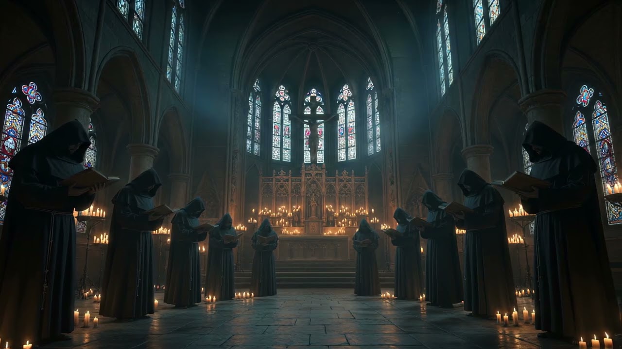 Gregorian Chant Choir - 432 Hz Anima Mea | 1 Hour of Sacred Meditation & Inner Peace |