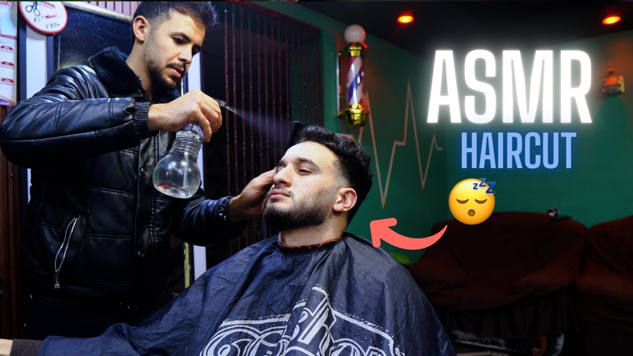ASMR Haircut with My Favorite Barber !