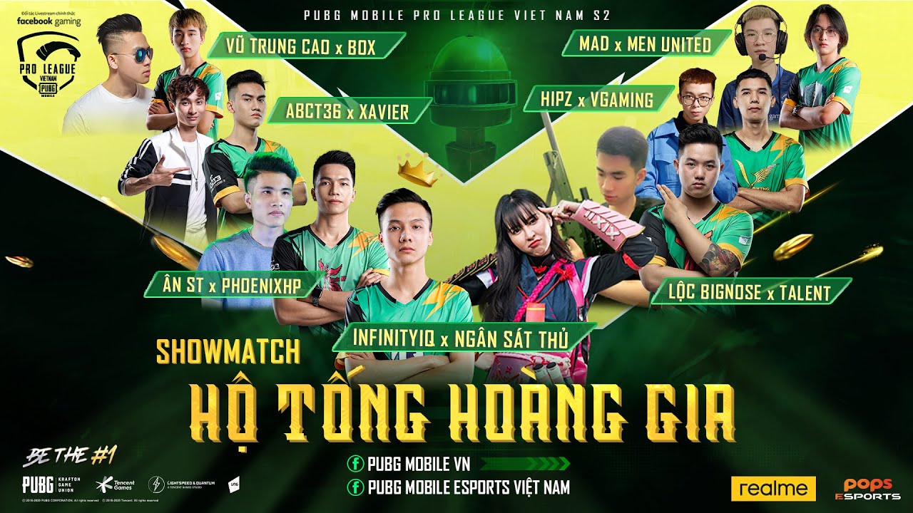 PMPL VN S2 | [SHOWMATCH] HỘ TỐNG HOÀNG GIA | Ân St, Lộc Bignose, Ngân Sát Thủ, Bộ Bim, ABCT36...