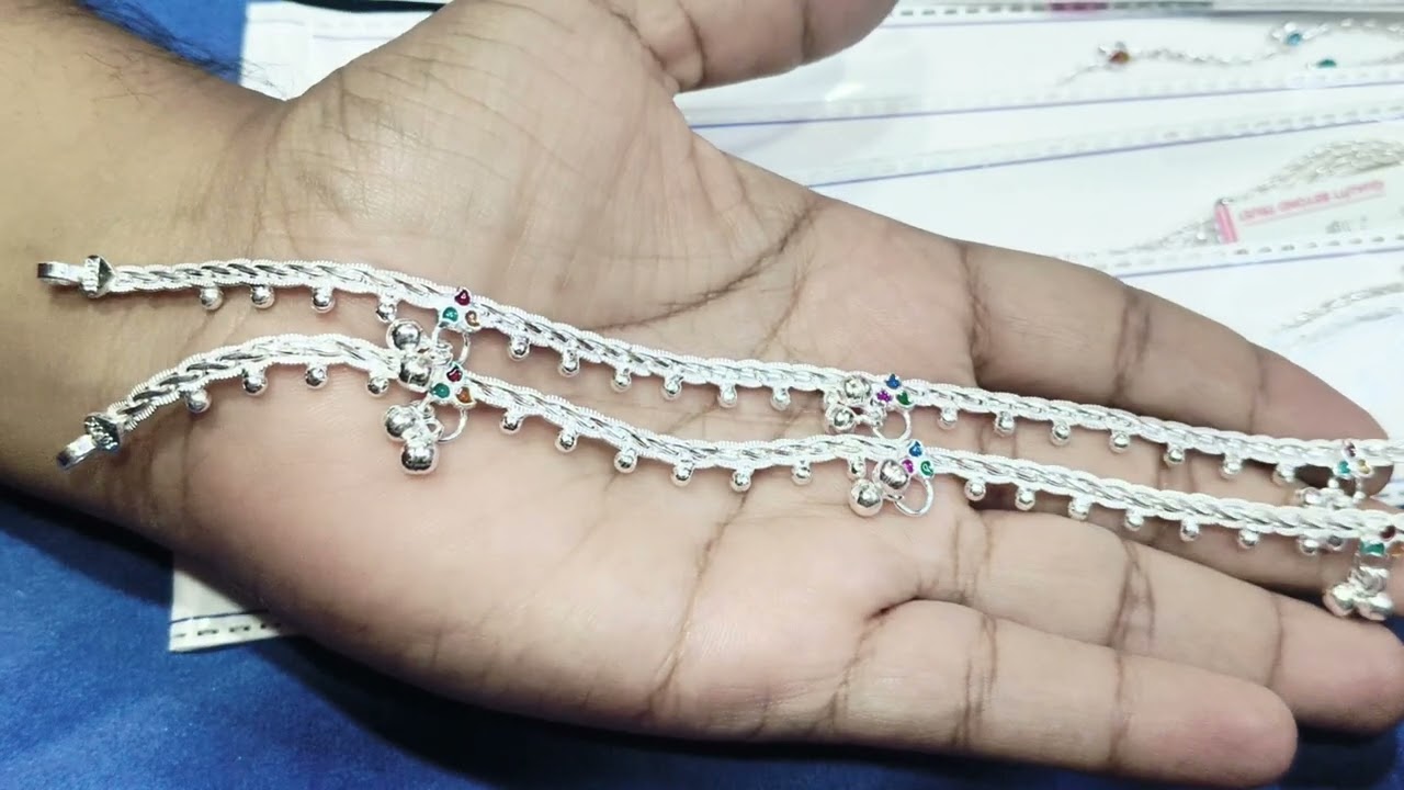 💎 10g से 25g तक की शानदार Silver Payal | Fancy Design Collection 2025🦶🦶