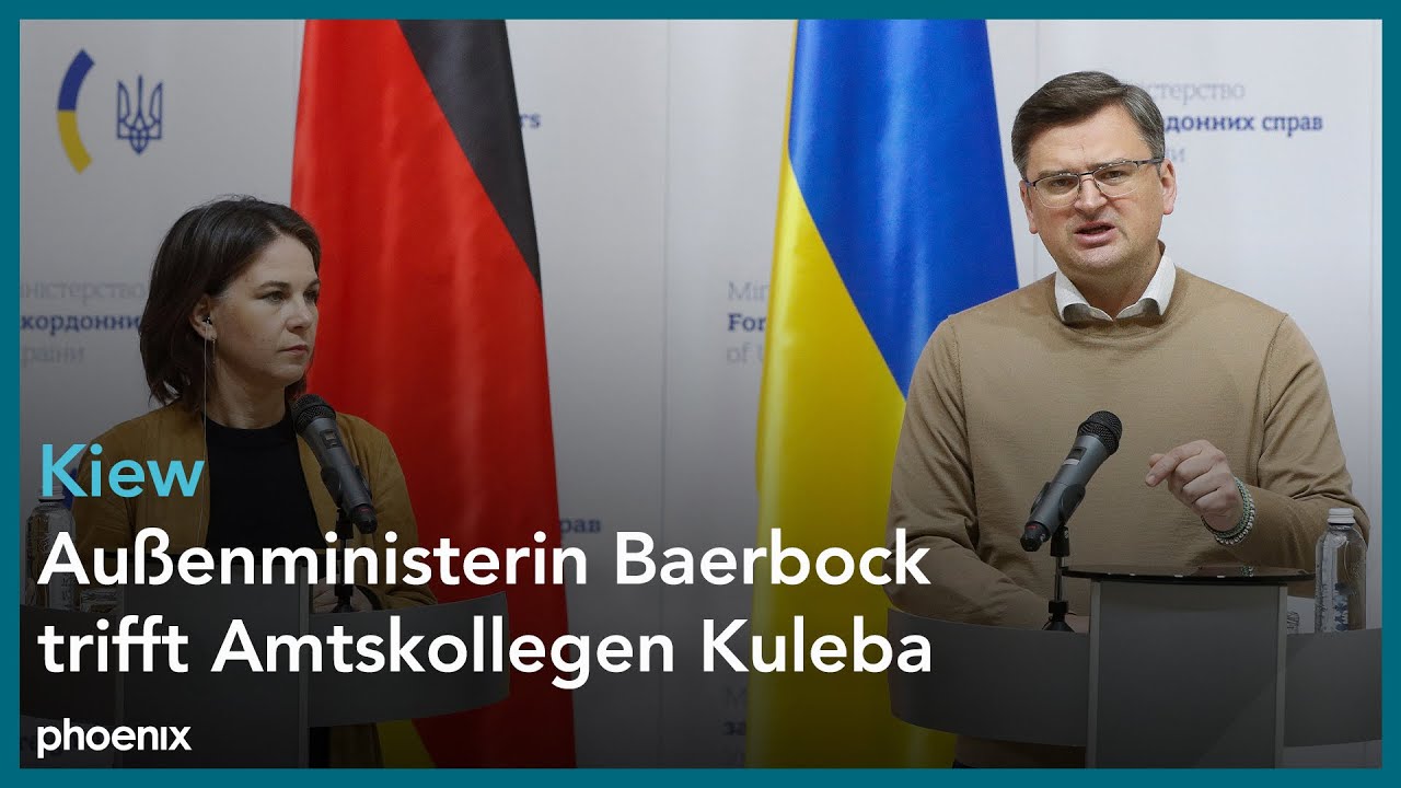 Besuch der Bundesaußenministerin Annalena Baerbock in der Ukraine am 10.05.22