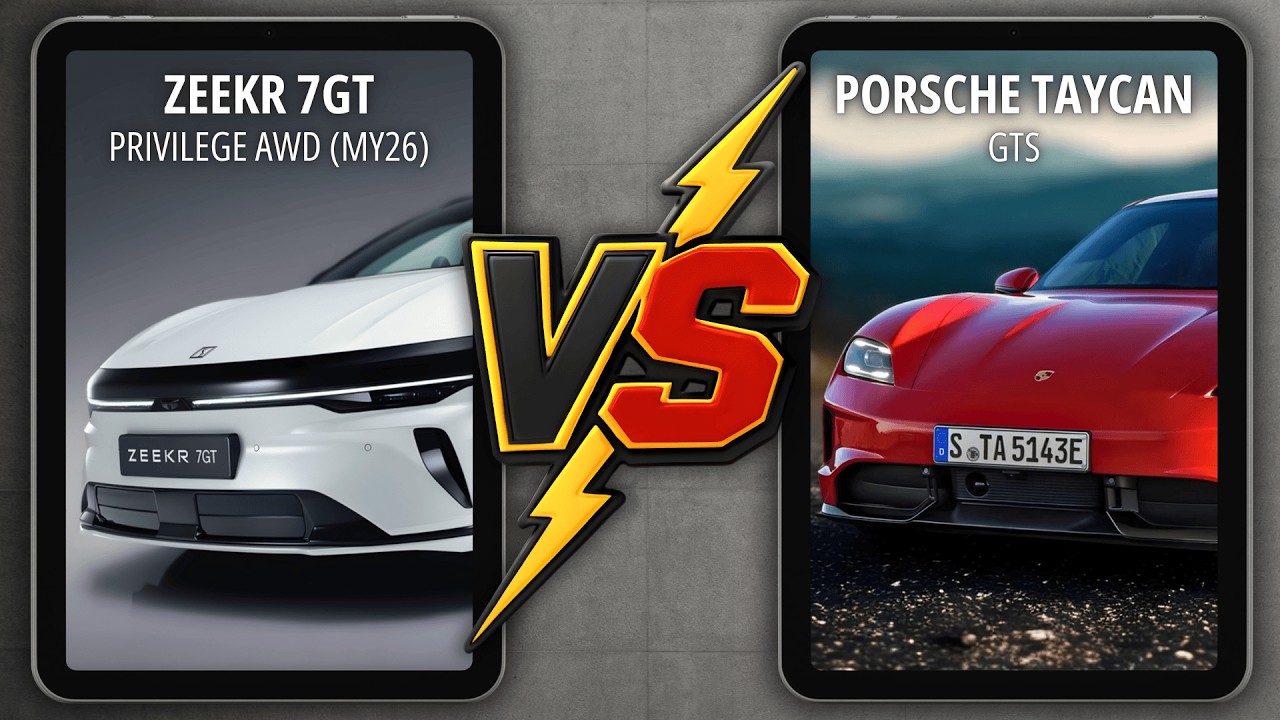 Zeekr 7GT Privilege vs Porsche Taycan GTS | Which EV Wins? ⚡️