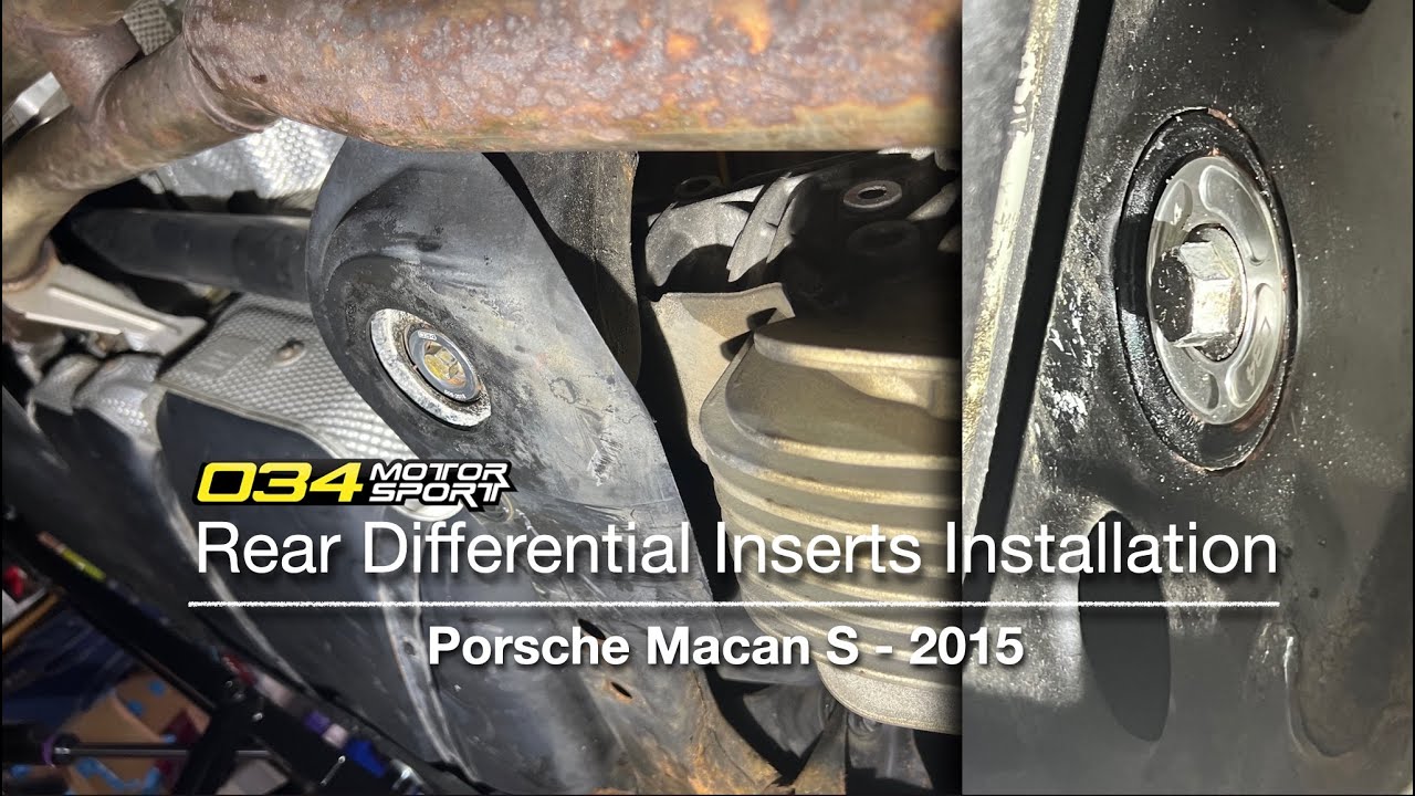 034 Motorsport Rear Final Drive (Differential) Insert Installation on Porsche Macan S - 2015