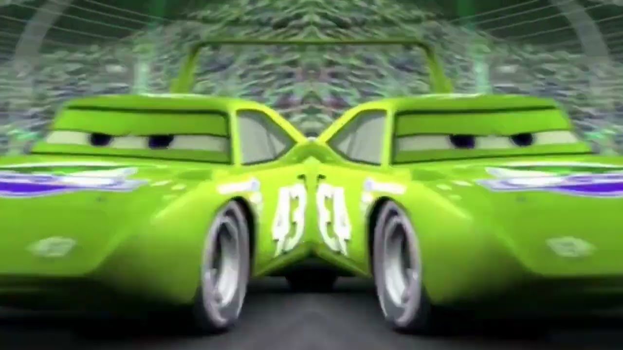 Lightning mcqueen speeding fast _ wheels explode _ funny effects _ klasky csupo