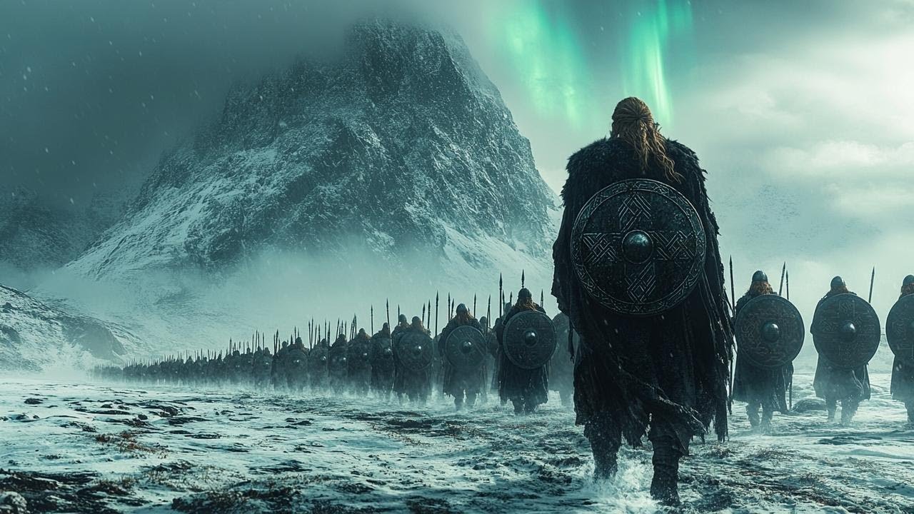 Beneath the Northern Lights — March of the Frozen Wastes | Epic Viking War Music ⚔️
