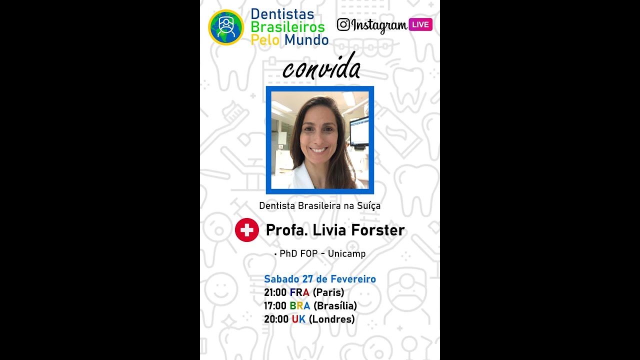 🔴#DENTISTA BRASILEIRA NA SUÍÇA: Dra. 𝕃𝕚𝕧𝕚𝕒 𝔽𝕠𝕣𝕤𝕥𝕖𝕣 nos fala como conseguiu seu registro.