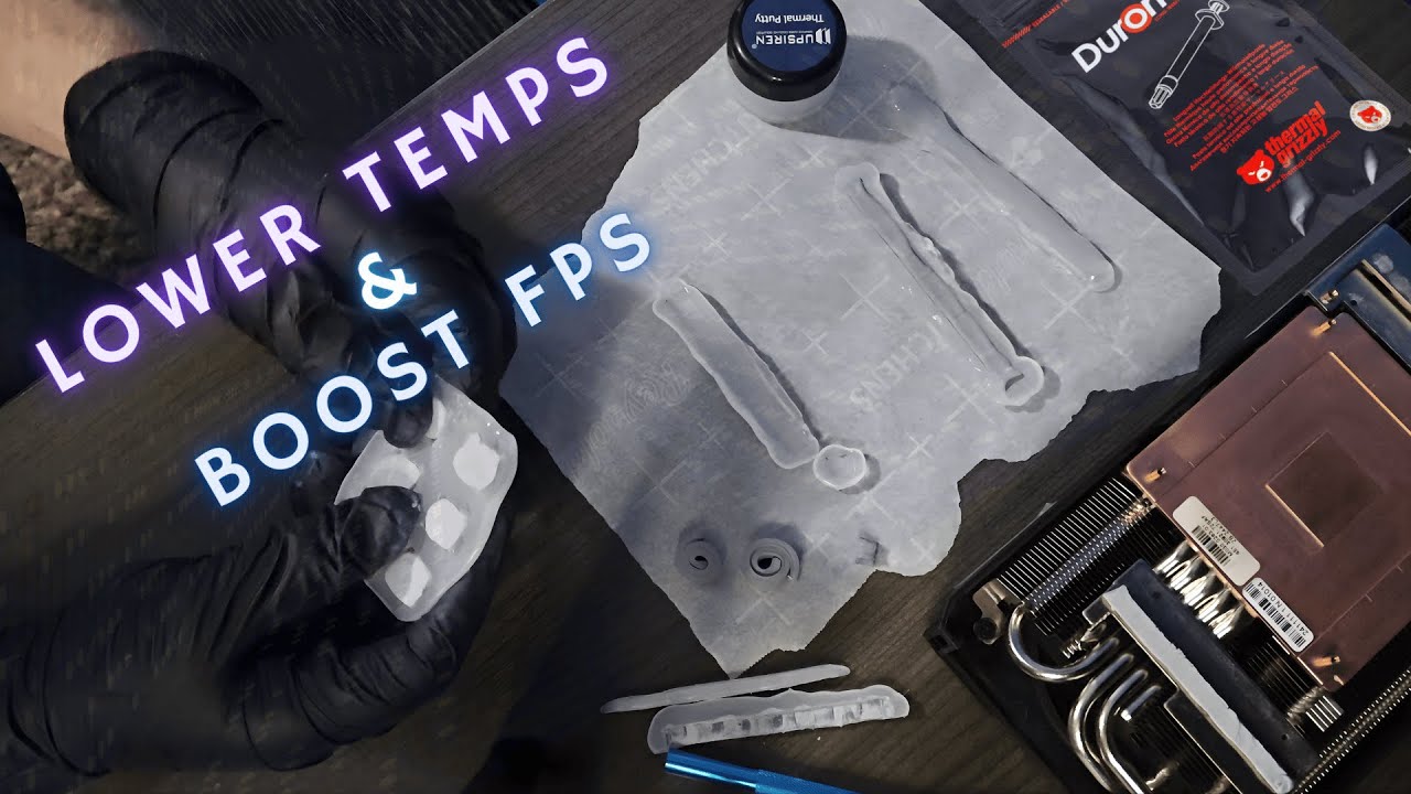 GPU Cooling Overhaul (2nd Teardown!) VRAM + VRM Thermal Putty & Fresh Paste Upgrade
