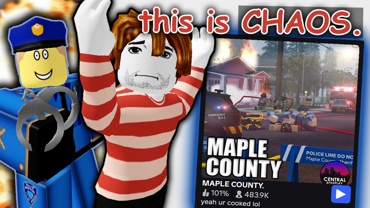 roblox maple county roleplay is TOTAL CHAOS.