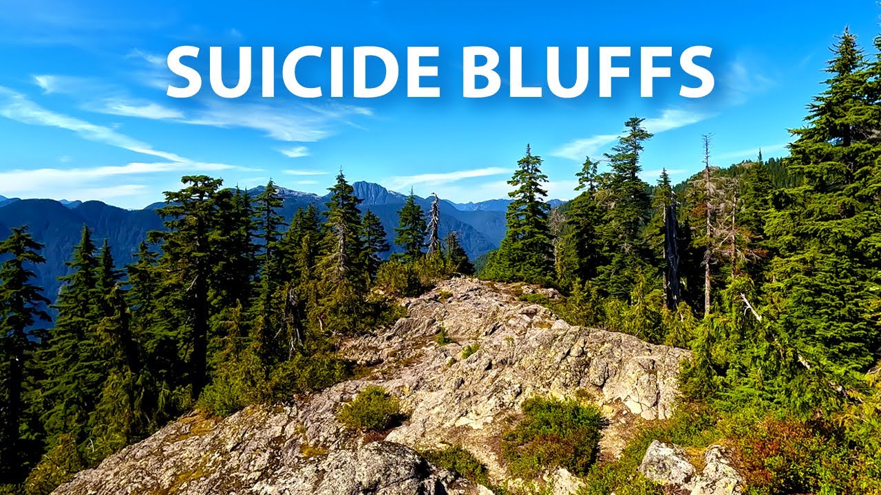 Relaxing Forest Hike to Suicide Bluffs in Mount Seymour Park, North Vancouver, BC Canada