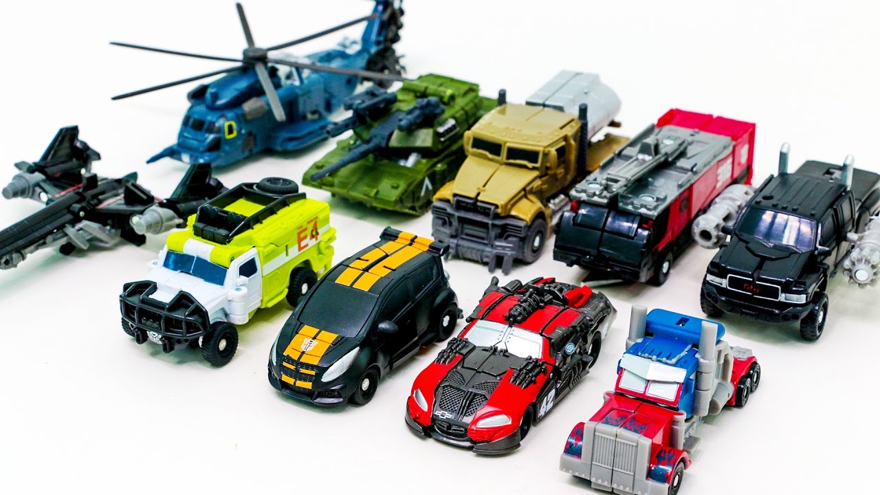 Transformers Movie Cyberverse Mini Optimus Prime MegaTron Truck 10 Vehicles Robot Car Toys