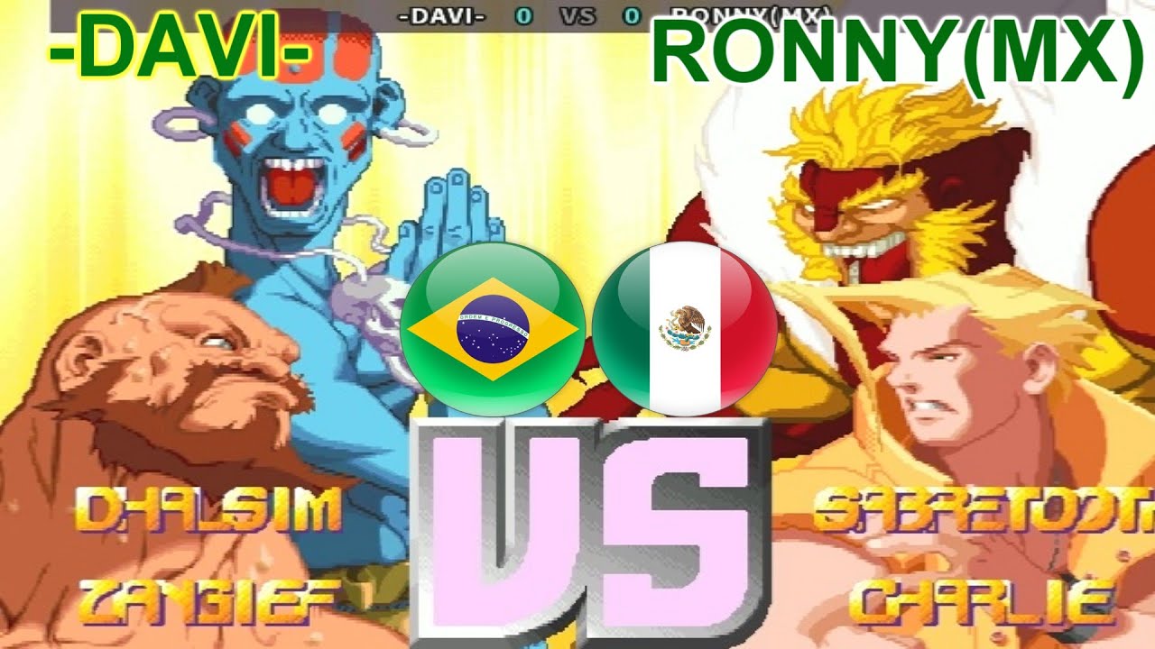 X-Men Vs. Street Fighter - -DAVI- vs RONNY(MX)