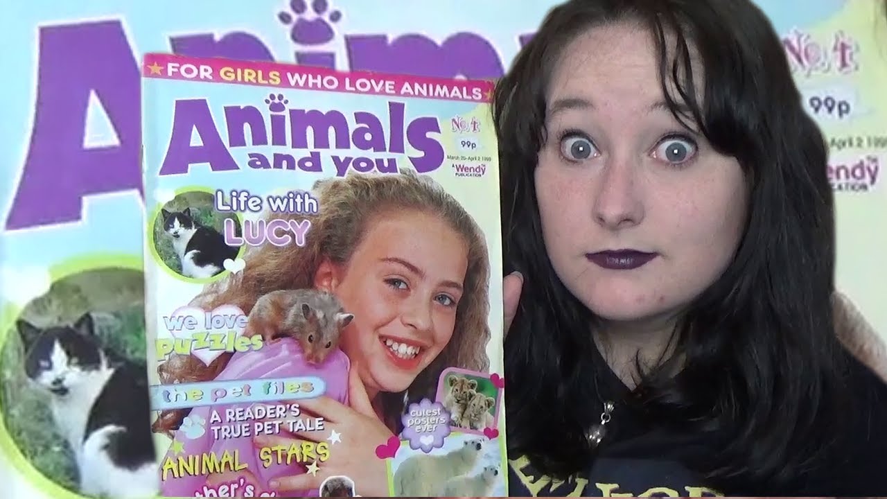 ASMR Nostalgia Animals and You Magazine 1998 Page Flipping! Quiet Video for Relaxation